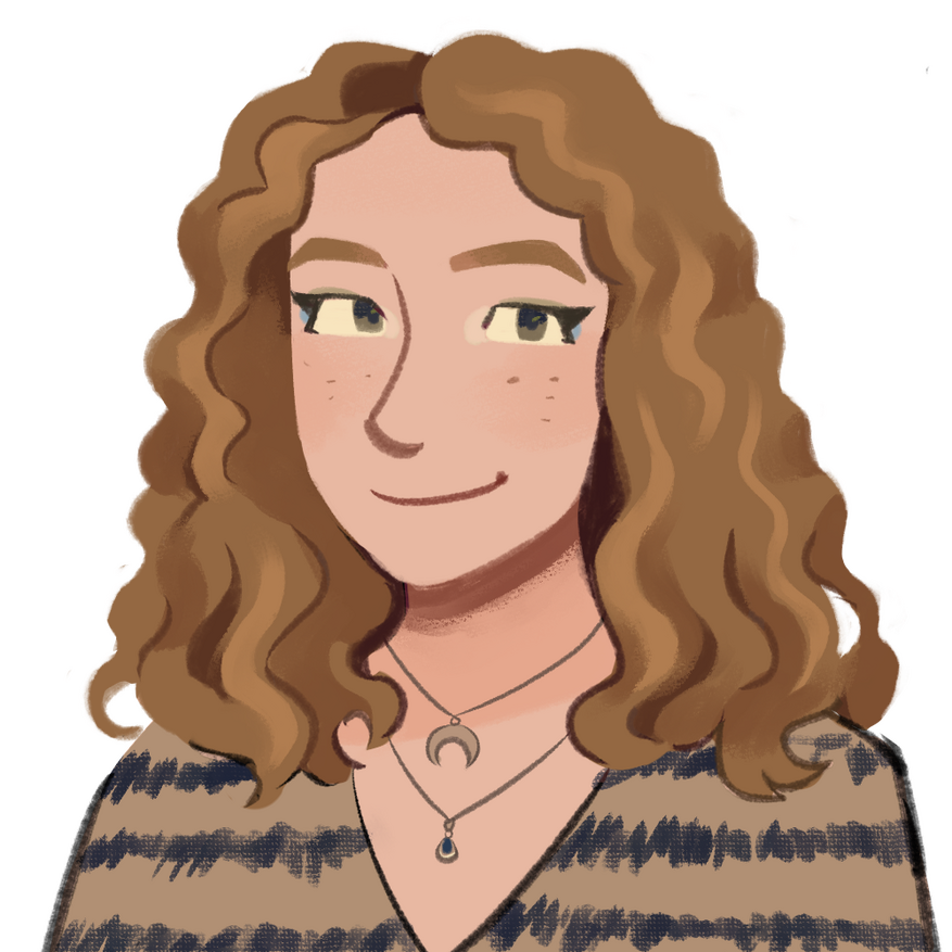 An illustrated portrait of Danielle.